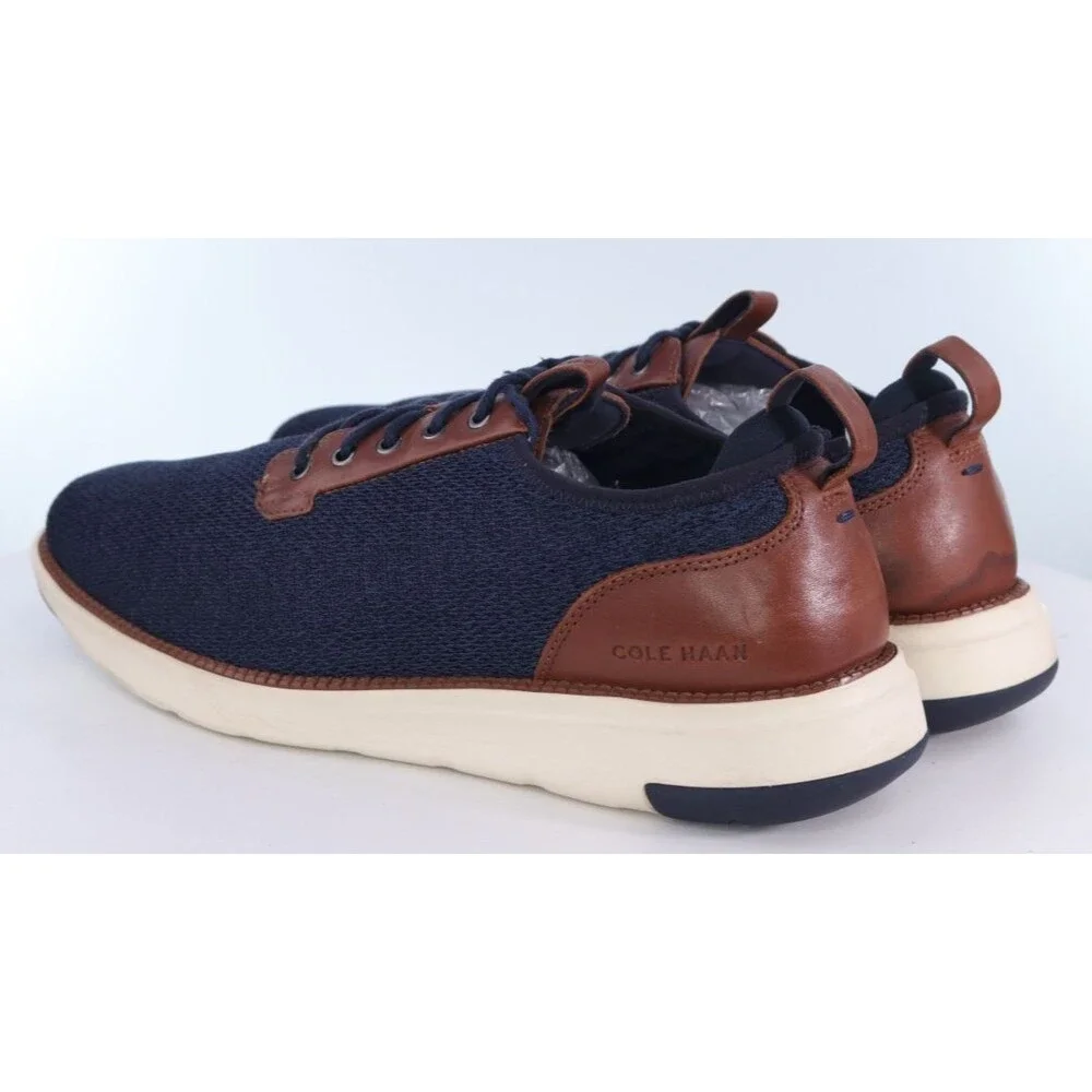 Cole Haan Grand Atlantic Men's Knit Oxfords Casual Shoes Size 12 M Blue C38502